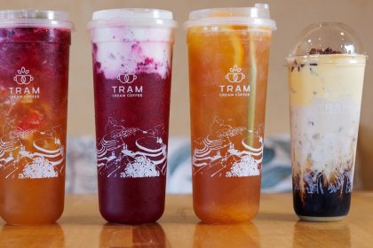Tram Cream Coffee Adding Fountain Valley Store