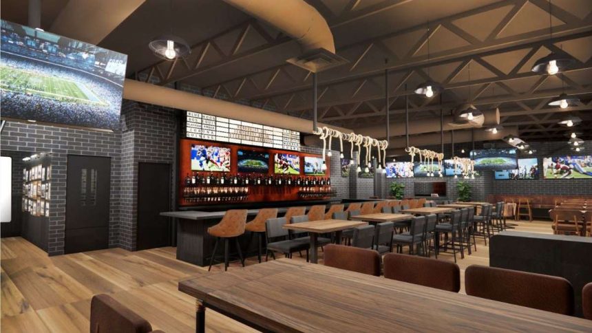 Patrons can go to the sports bar for a mix of traditional and creative new food items and drinks.