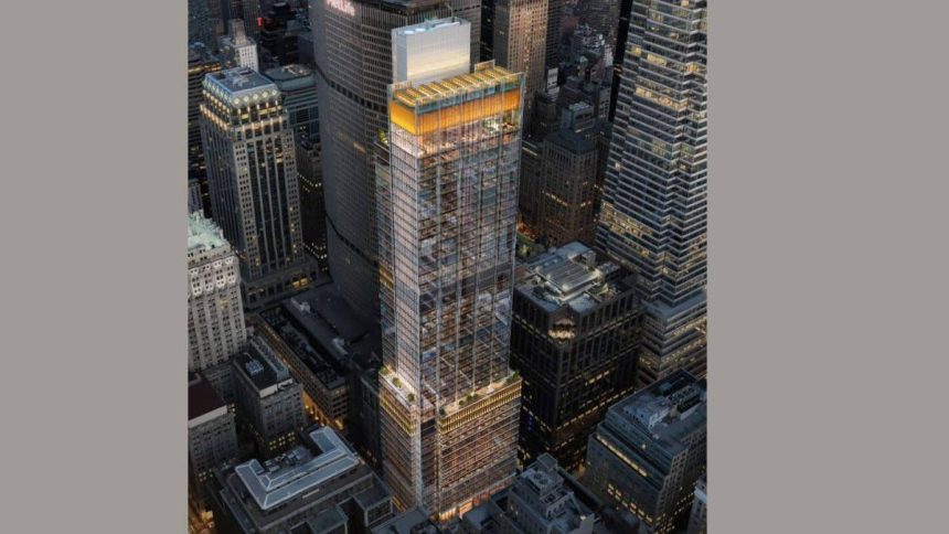 Designed by Kohn Pedersen Fox, construction at the office tower can be completed by 2029.