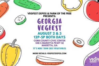 Georgia VegFest returns to Cobb County Civic Center on August 2–3, 2025, featuring vendors showcasing plant‑based foods and family‑friendly activities.