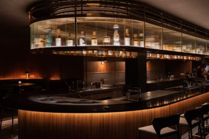 The eatery has clarified cocktails