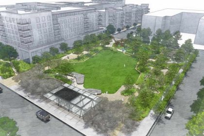 Heritage Park, a 1.4-acre project, is the first of the 50 unplanned parklands and open spaces for the area.