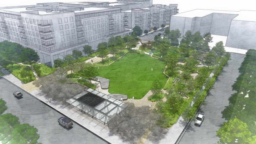 Heritage Park, a 1.4-acre project, is the first of the 50 unplanned parklands and open spaces for the area.