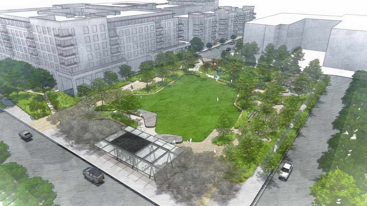 Heritage Park, a 1.4-acre project, is the first of the 50 unplanned parklands and open spaces for the area.