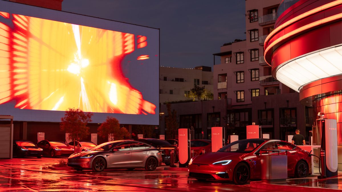 Tesla diner opens with a retro-futuristic theme on Santa Monica Boulevard, LA