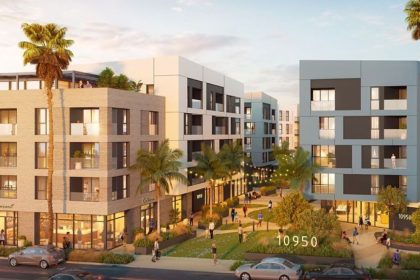 Hudson Pacific Properties plans a mixed use redevelopment at 10950 Washington Boulevard that will offer 508 apartments and public open space.