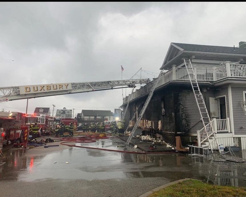 Fire Shutters Marshfield Landmark 291 Ocean Street, Owners Vow to Rebuild