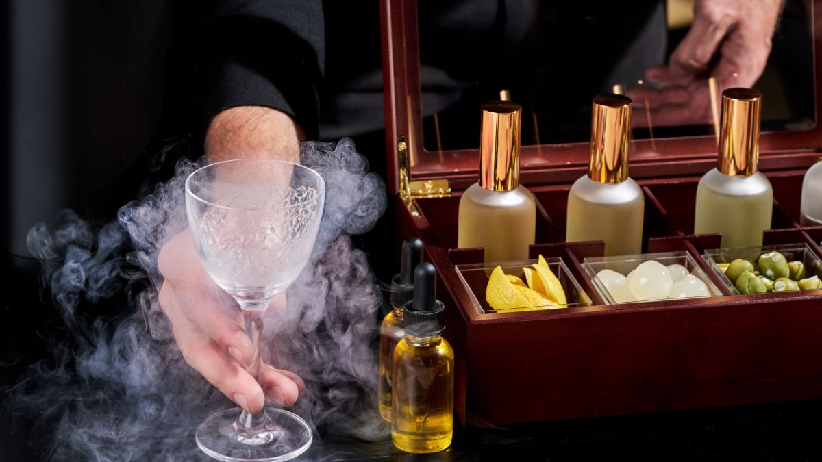 The design of the eatery blends history and fantasy.
