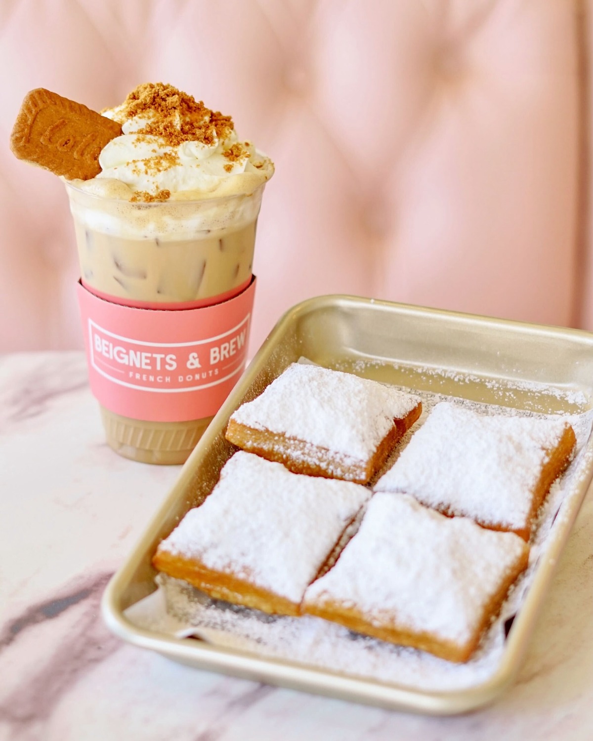 Beignets and Brew Preparing for Memphis Entrance