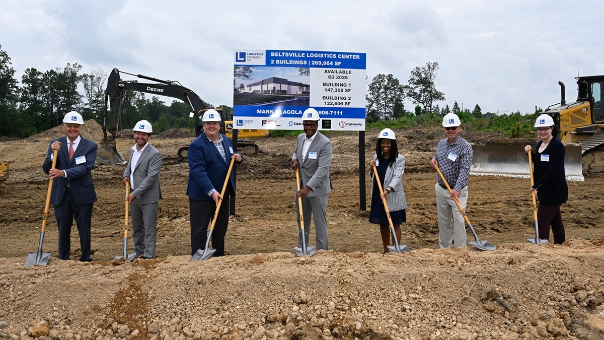 Construction of the Beltsville Logistics Center begins with groundbreaking ceremony