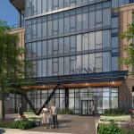 The groundbreaking at 370 N. Morgan initiates construction on a 32-story, 539,000-square-foot mixed-use tower featuring 494 rental units and extensive amenities.