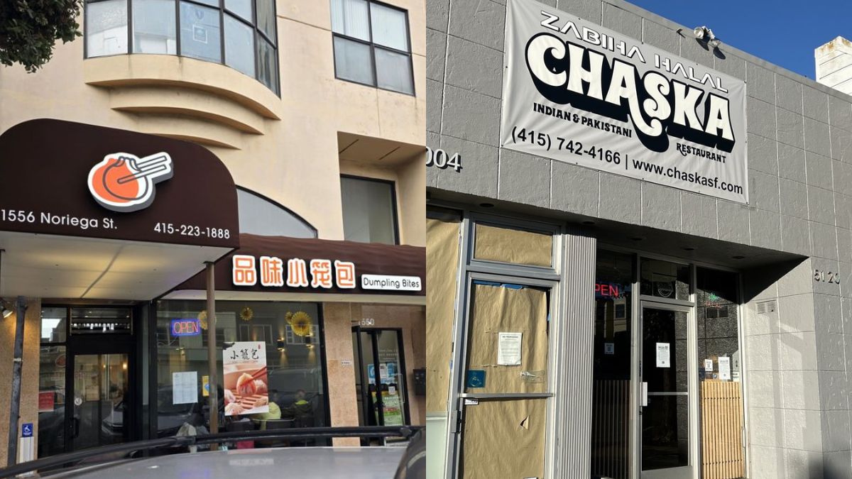 Dumpling Bites and Chaska Restaurant were ordered closed on August 13 by the San Francisco Department of Health due to a cockroach infestation and lack of access to hot water.