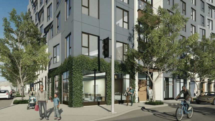 The Potrero Hill Housing Project broke ground at 300 De Haro Street.