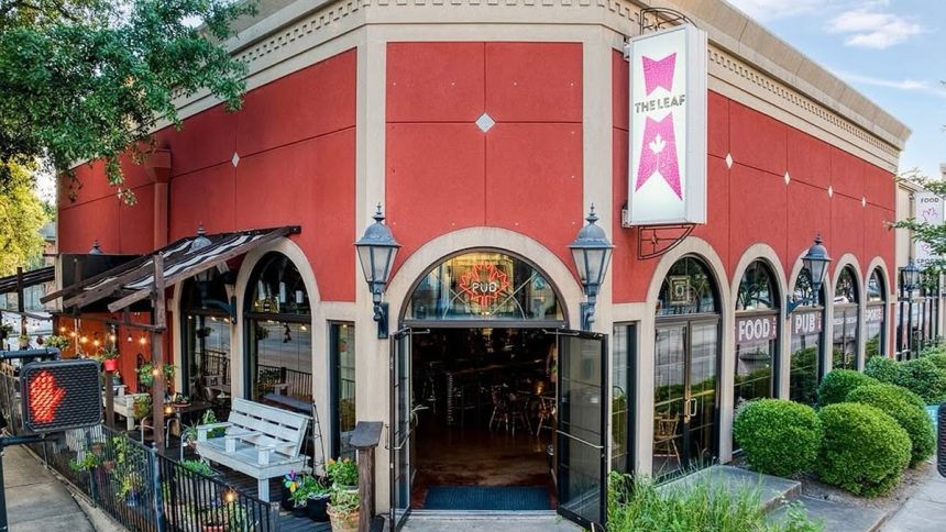 The Maple Leaf Pub, LLC, in Houston filed for bankruptcy