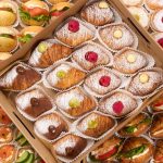 Asian-Italian pastries, contemporary pizzas, and creative beverages dominate at this innovative bakery.