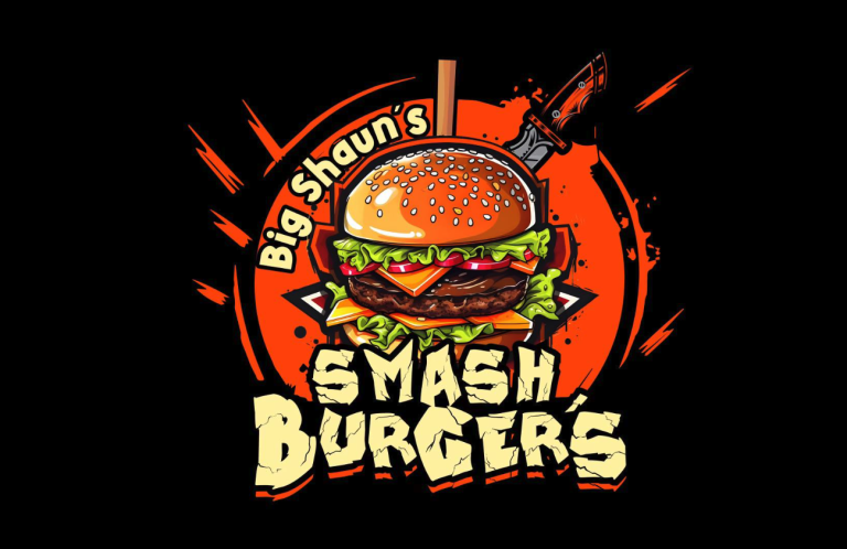 Burger Cart Heading to Bay Ocean Food Court in Rockaway Beach