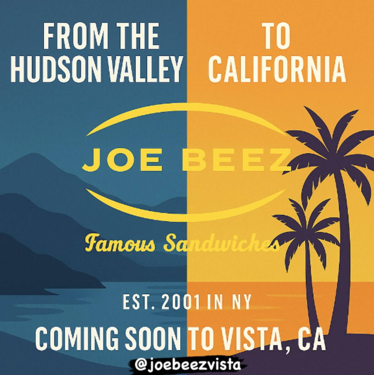 Joe Beez Famous Sandwiches heads West