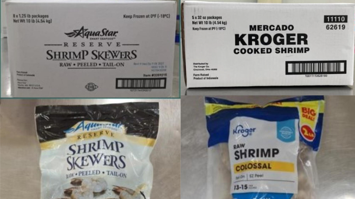 Aquastar Corp recalls shrimp products due to Cs-137 contamination