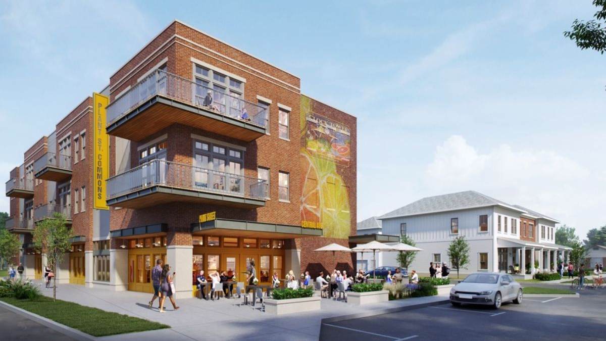 The latest Orlando mixed-use project brings apartments and townhomes. A ground-floor retail area will also be offered.