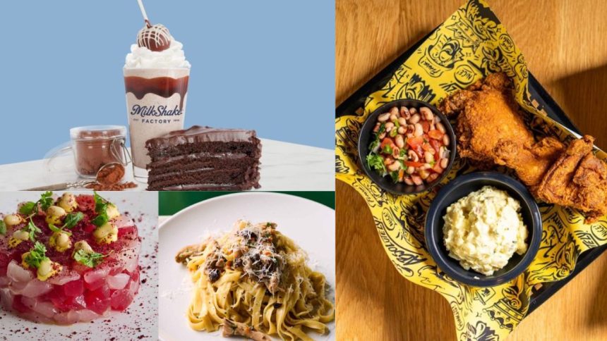The new eateries also include coffee shops, dessert places, and seafood fine dining