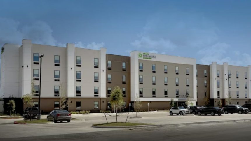 The hotel is 15 minutes away from the Austin-Bergstrom International Airport.