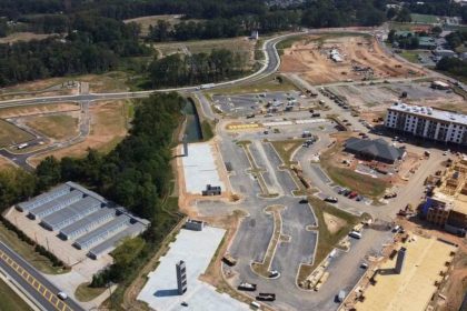 Construction site of The Crossing at Coal Mountain