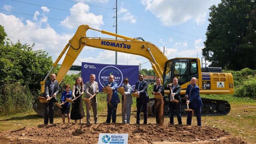 Atlanta Beltline is celebrating its milestone for the Northwest Trail Segment 5 with a ribbon-cutting ceremony and groundbreaking for Segment 4 on October 30, 2025.