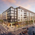Tenants will receive 489 living apartments, ground-floor retail, and a public plaza.