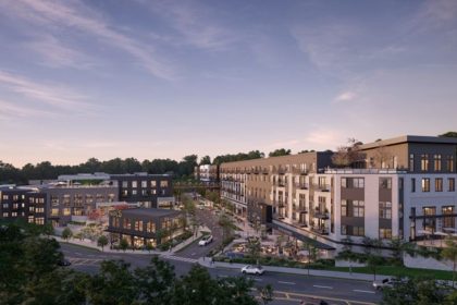 Rendering image of Hillcrest in Sandy Springs, which will be an 8.1-acre mixed-use community