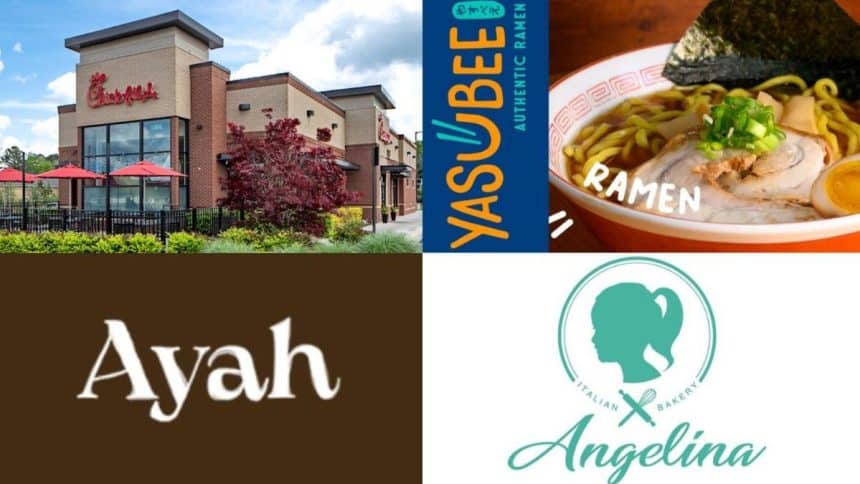 A new Chick-fil-A location, Angelina Bakery, and Ayah are among the fresh eating places for New Yorkers.