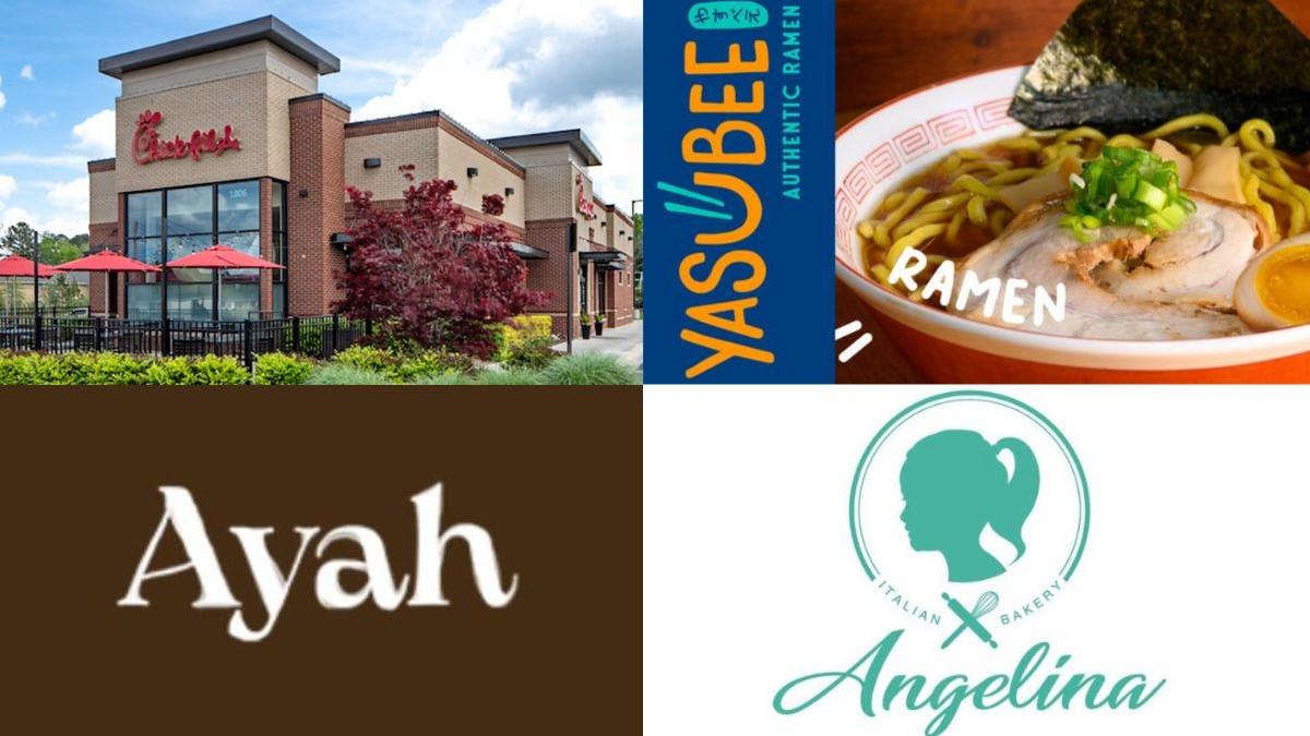 A new Chick-fil-A location, Angelina Bakery, and Ayah are among the fresh eating places for New Yorkers.