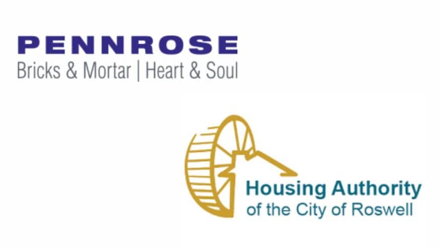 Logos of Penrose and Roswell Housing Authority
