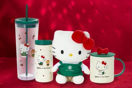 Starbuck x Hello Kitty holiday merchandise