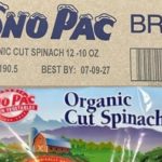 Sno Pac Foods, Inc. recall spinach products