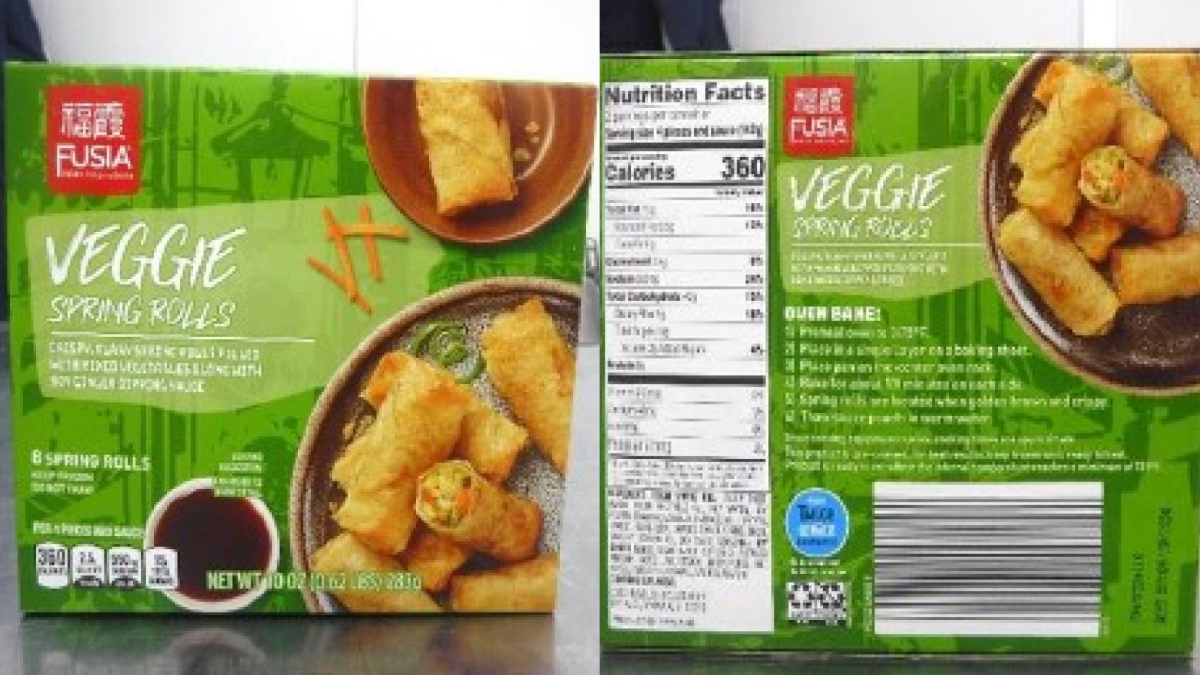 Tai Foong USA issued a recall of product containing shrimp