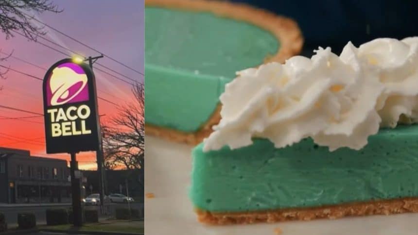 Taco Bell has braced itself to serve the latest Baja Blast Pie next month.