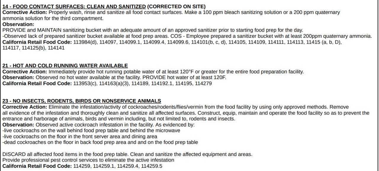 Restaurante Guatemal Teco Ebenezer inspection report