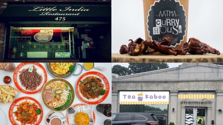 Storefront and food from the upcoming restaurants in Boston