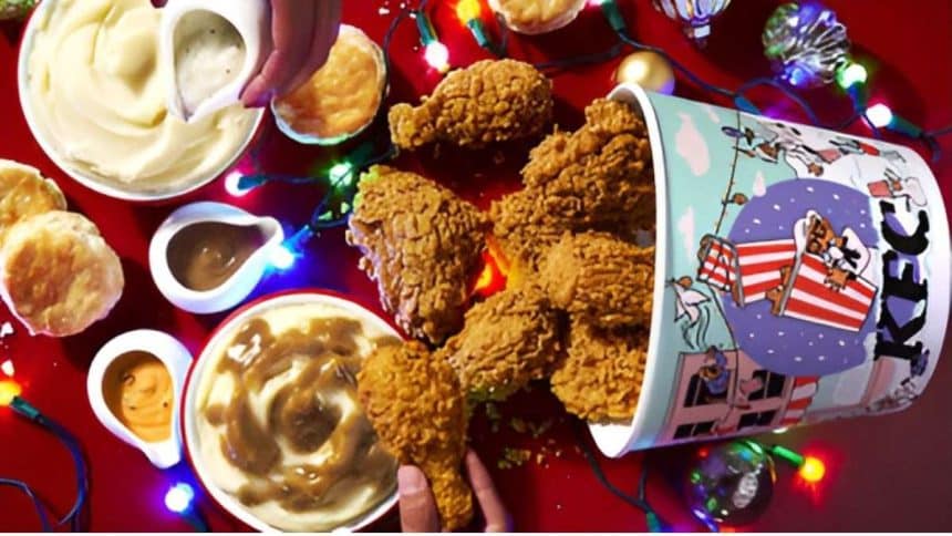This year, families across the U.S. can take a break from the exhausting cooking process by grabbing the Extra Crispy Festive Feast.