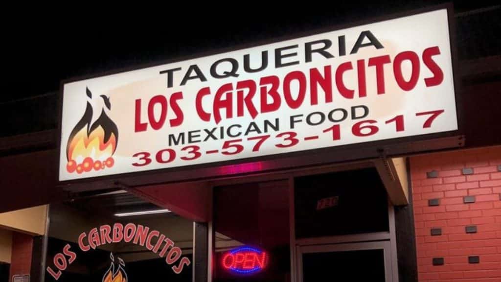 Live performances add to the overall atmosphere at this Mexican restaurant. Wooden chairs and a giant TV screen are other highlights to check out at Los Carboncitos.