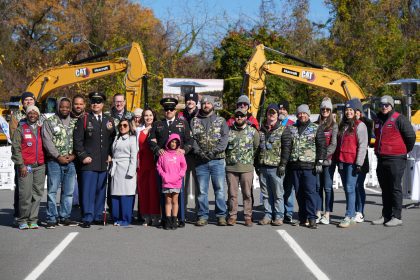 Building Homes for Heroes, Lowe’s, and the Town of Mooresville came together to break ground on Freedom Hill on November 11.