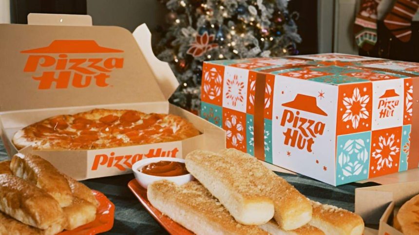 Pizza Hut marks the start of its holiday season by reviving the Triple Treat Box, which arrives in a limited-edition packaging.