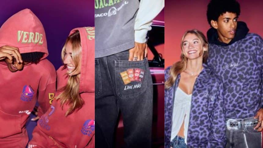 Taco Bell x Hollister limited edition