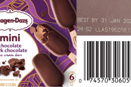 Dreyer's Grand Ice Cream, Inc. issued a recall of ice cream bars