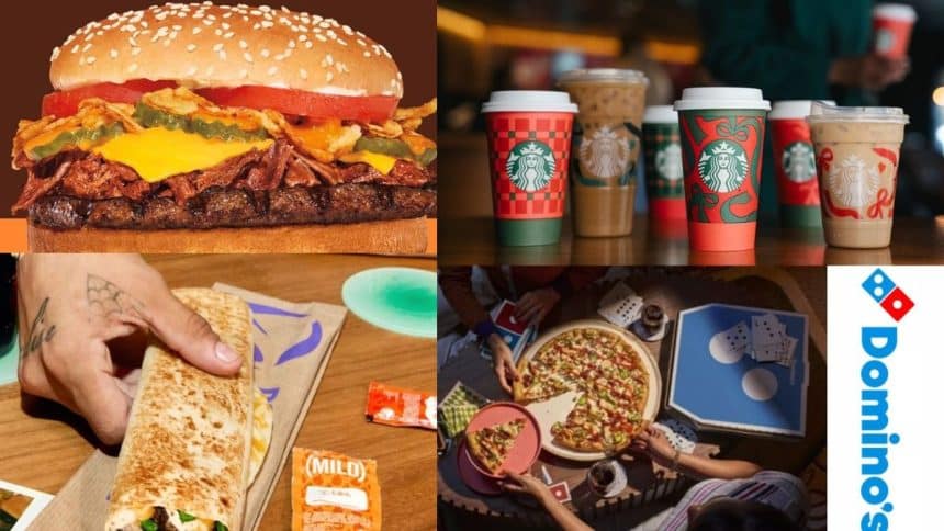 Last week delivered a whirlwind of fast-food launches, from holiday treats to bold new savory creations. 