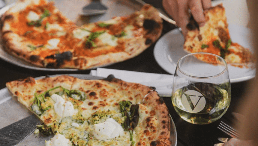 V Pizza Joining Concourse B Food Hall at JIA