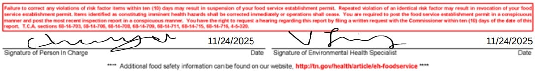 Screenshot of Hyderabad Biryani and More inspection report