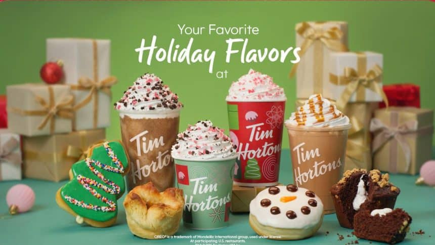 Tim Hortons’ new holiday menu has a range of festive drinks crafted especially for the holiday season