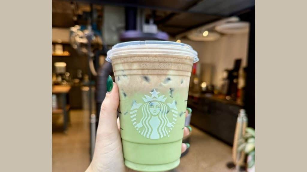 Aesthetically appealing and most viral Dubai Chocolate-Inspired Matcha Latte by Starbucks (Source: about.starbucks.com)