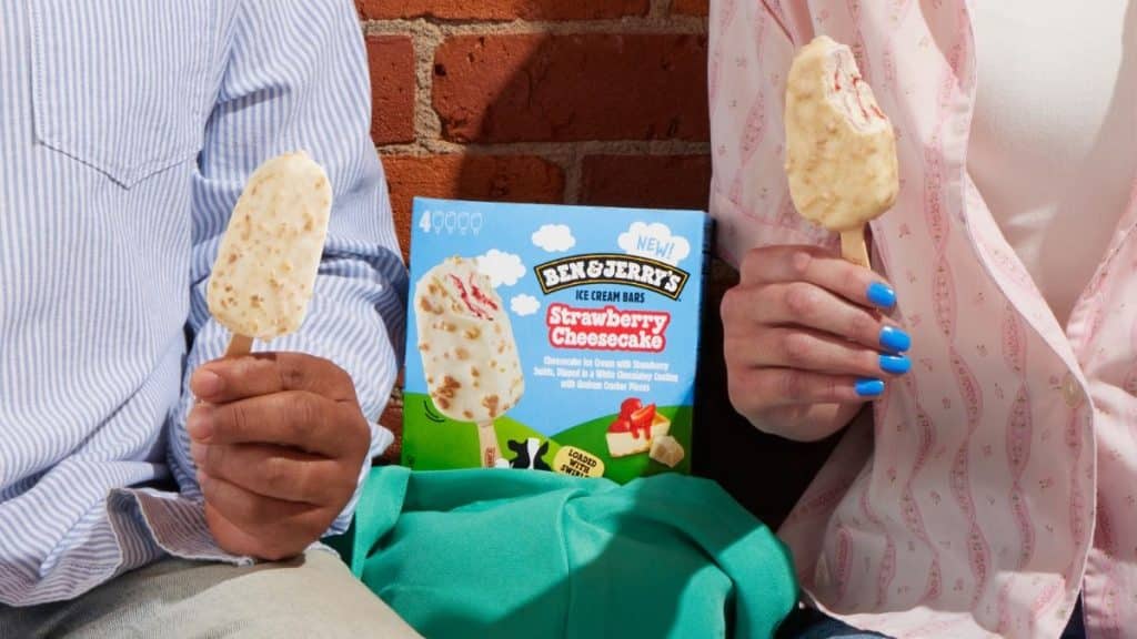 Strawberry Cheesecake flavor out of the five new flavors introduced by Ben & Jerry’s in 2025 (Source: prnewswire.com)